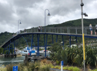 Bridge in Picton Marina